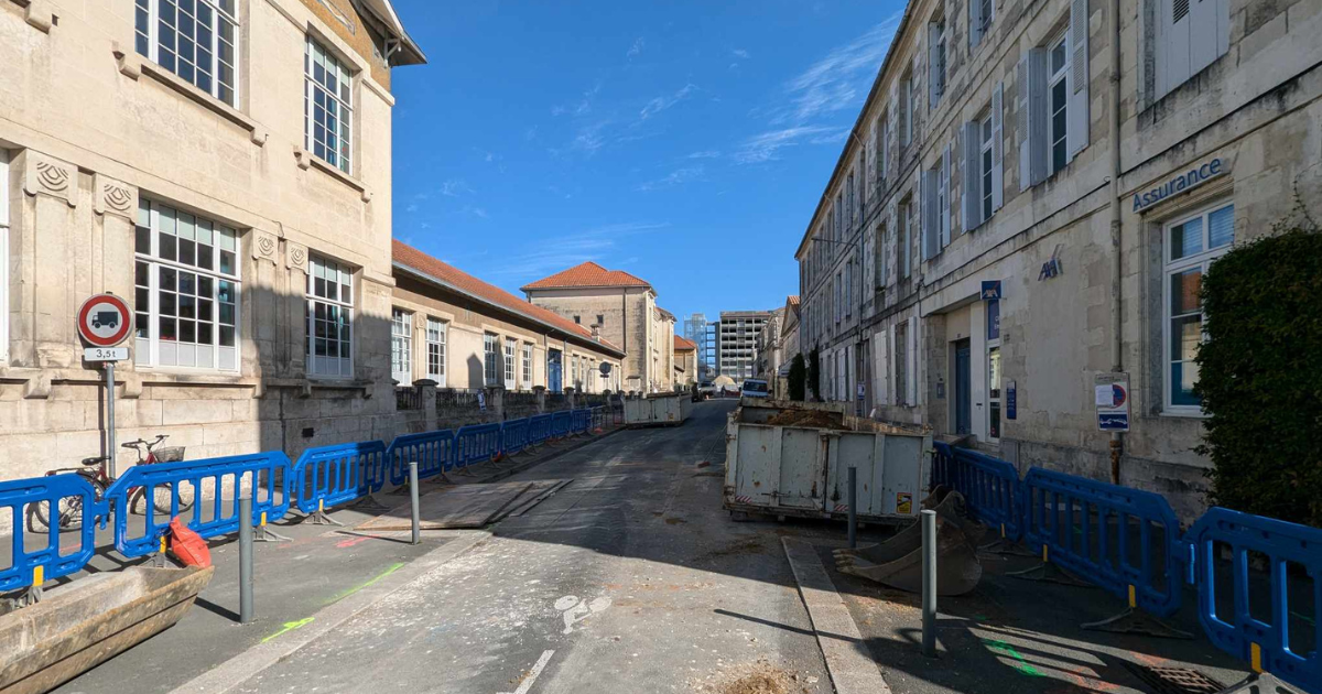 Rue Peltier Travaux 2024