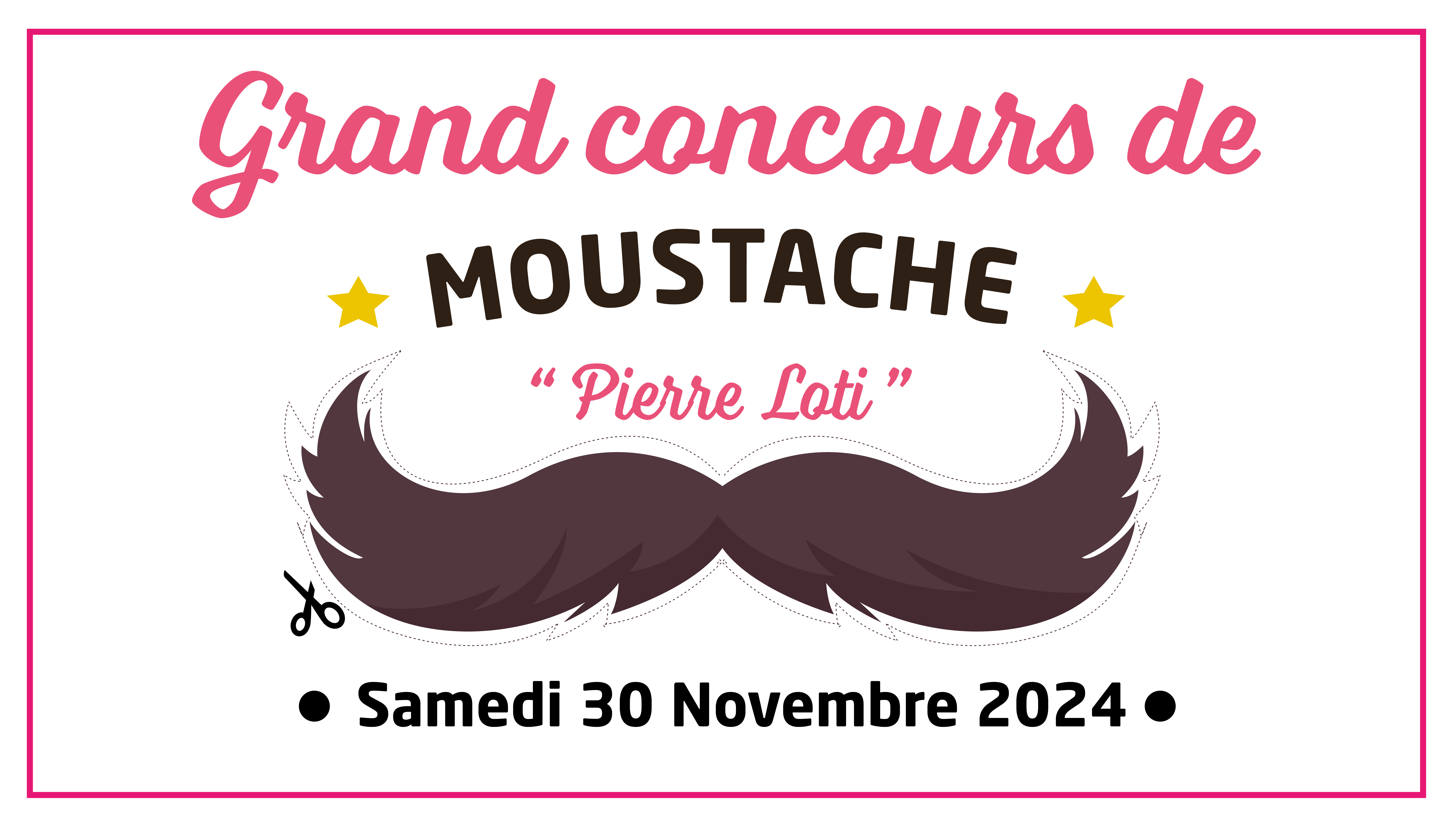 visuel du concours moustache 2024 