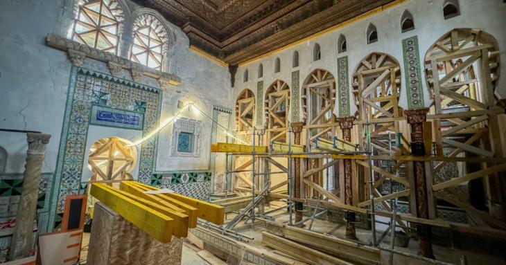 Chantier Maison Pierre Loti intérieur mosquée LAMY