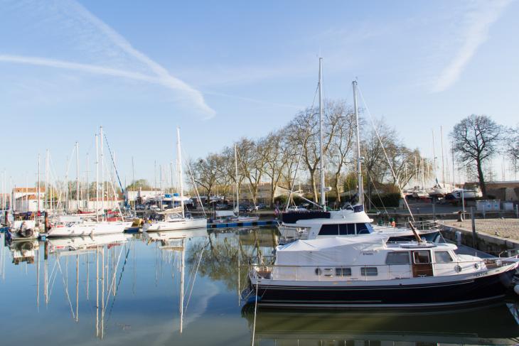 Bateaux au port de plaisance de Rochefort