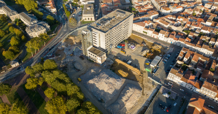 Démolition Hopital St Charles Rochefort