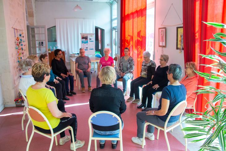 activité personnes âgées en cercle