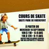 Visuel promotion des cours de skate