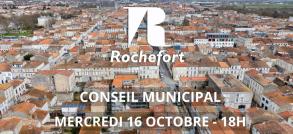 Séance conseil municipal Rochefort